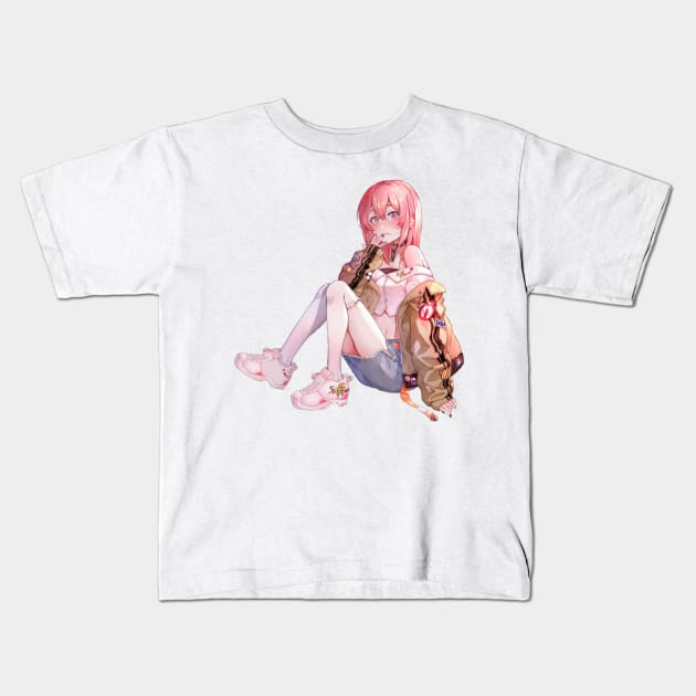 Kawaii Sumi San From Rent A Girlfriend Kids T-Shirt by Hentai-heaven